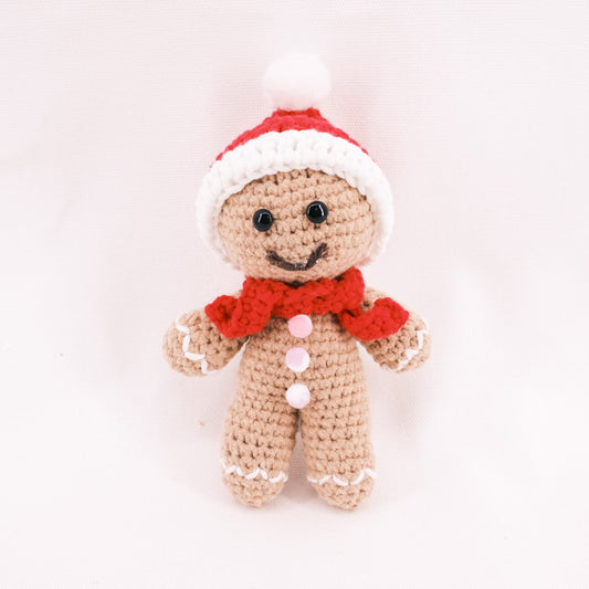Handicraft Crochet Gingerbread Man for Christmas CE20342
