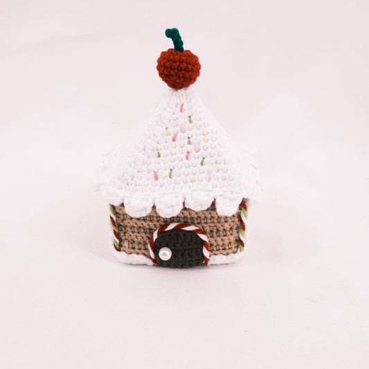 Crochet Christmas Decoration House Home Decor Ornament CE20344