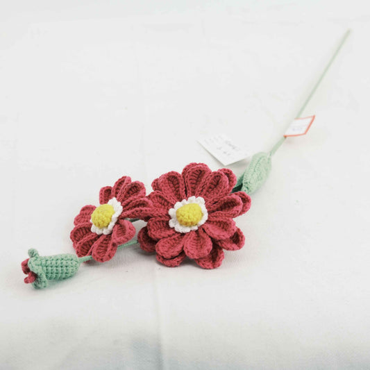 Crochet Rosa Canina FLower Customized Factory Wholesale CE30236