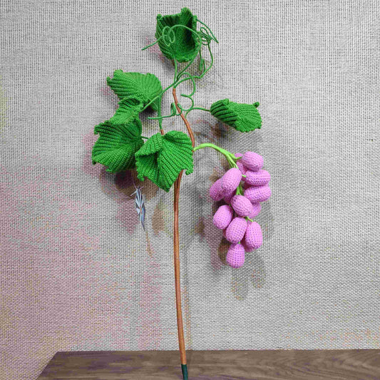 Crochet Grape Artificial Flower CE30454