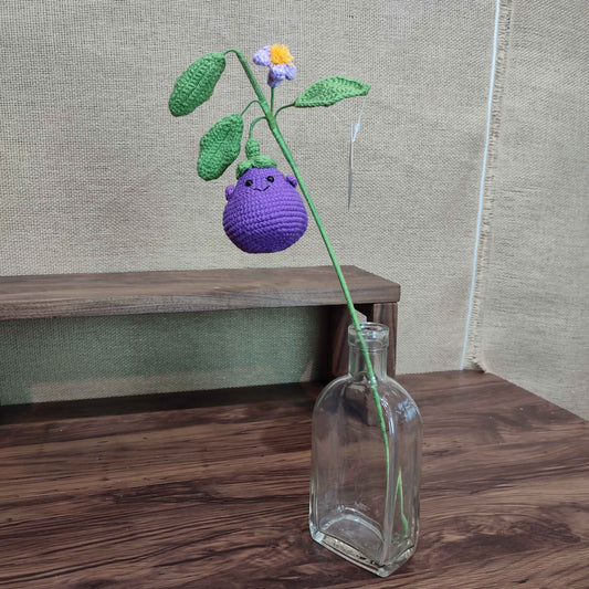 Crochet Fat Eggplant CE30473