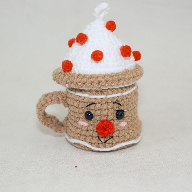 Crochet Christmas Ornament Cup Gift for Children CF20056