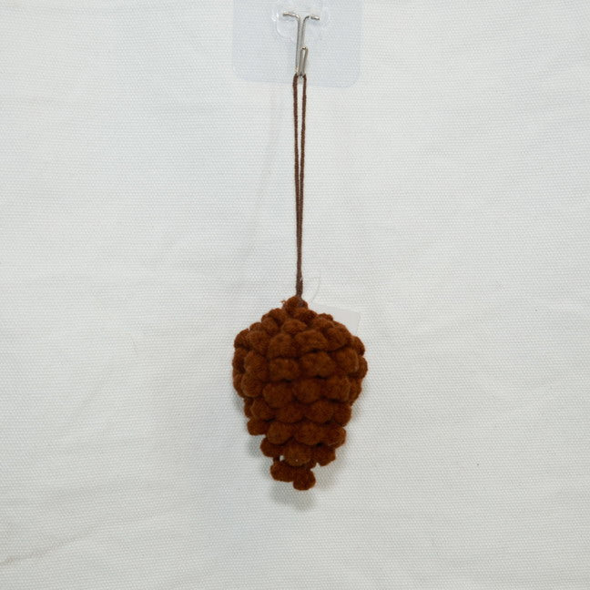 Crochet Christmas Pinecone Bauble Gift CF20125