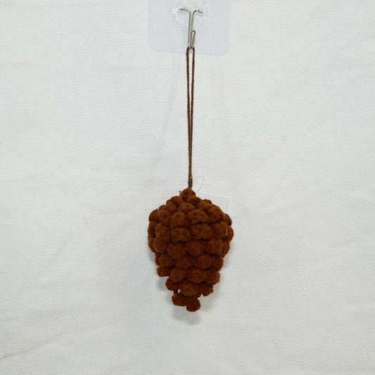 Crochet Christmas Pinecone Bauble Gift CF20125