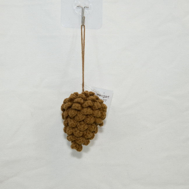 Crochet Christmas Pinecone Bauble Gift CF20125