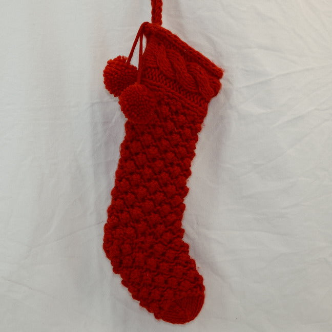 Crochet Christmas Stocking Gift Handicraft CF20129