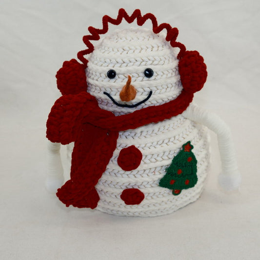 Macrame Snowman Ornament Handicraft Home Decoration CF20157