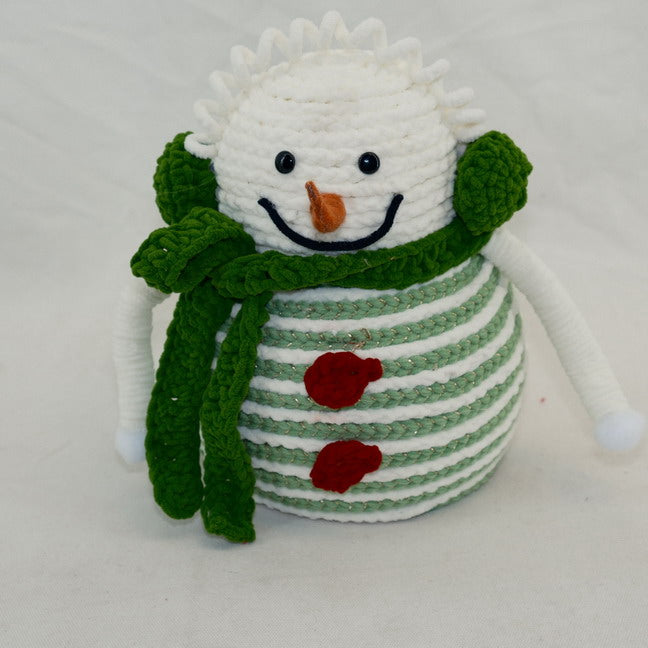 Macrame Snowman Ornament Handicraft Home Decoration CF20157