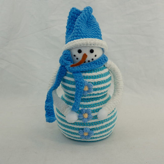 Macrame Snowman Ornament Handicraft Home Decoration CF20161