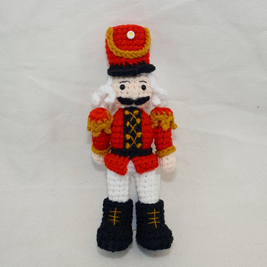 Christmas Crochet Nutcracker Decor Ornament CF20283