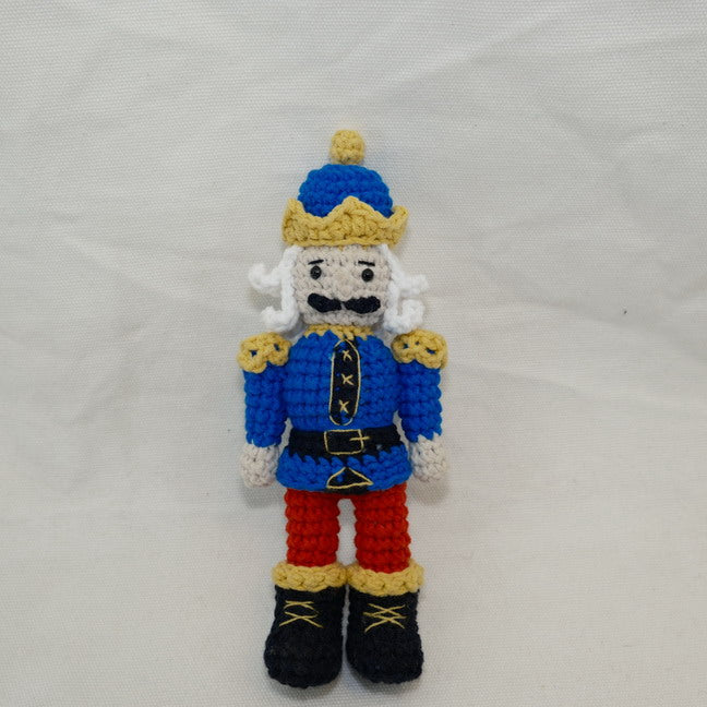 Christmas Crochet Nutcracker Decor Ornament CF20283