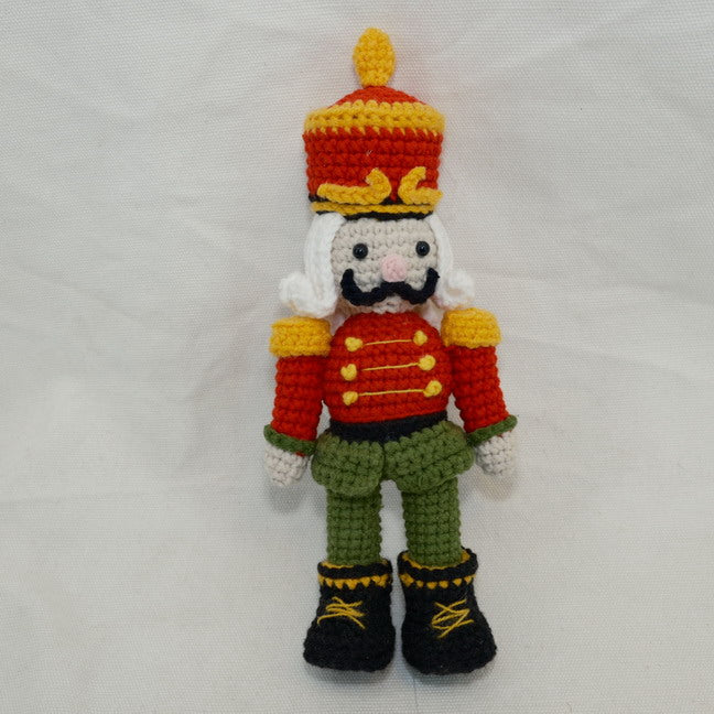 Christmas Crochet Nutcracker Decor Ornament CF20287