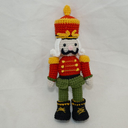 Christmas Crochet Nutcracker Decor Ornament CF20287