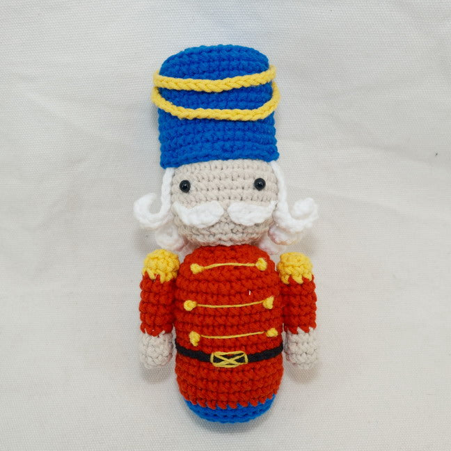 Christmas Crochet Nutcracker Decor Ornament CF20287