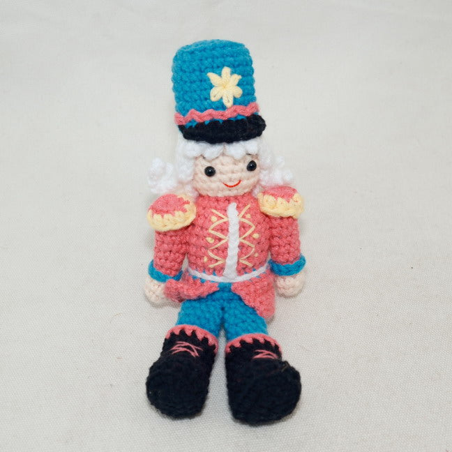 Christmas Crochet Nutcracker Decor Ornament CF20287