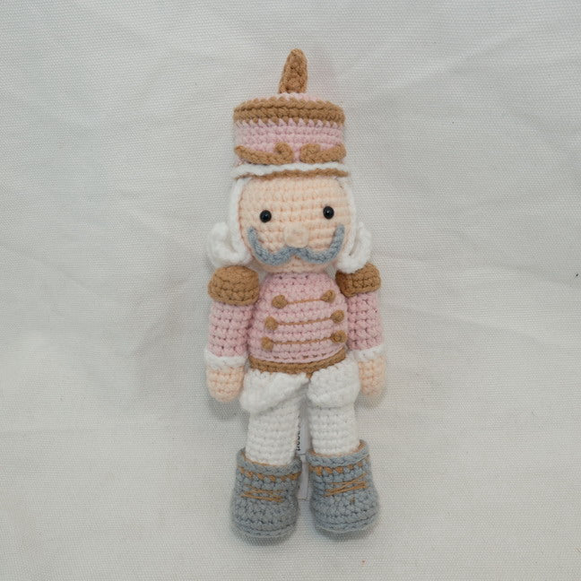 Christmas Crochet Nutcracker Decor Ornament CF20287