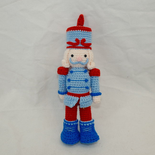 Christmas Crochet Nutcracker Decor Ornament CF20291