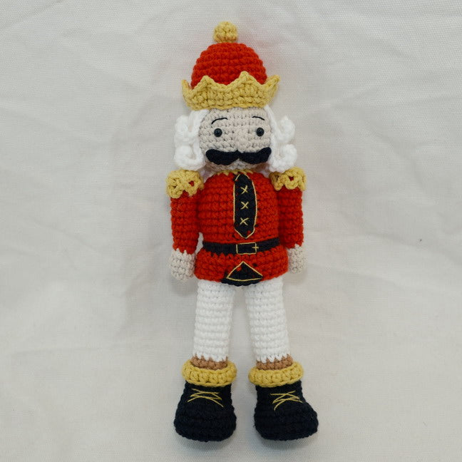 Christmas Crochet Nutcracker Decor Ornament CF20291