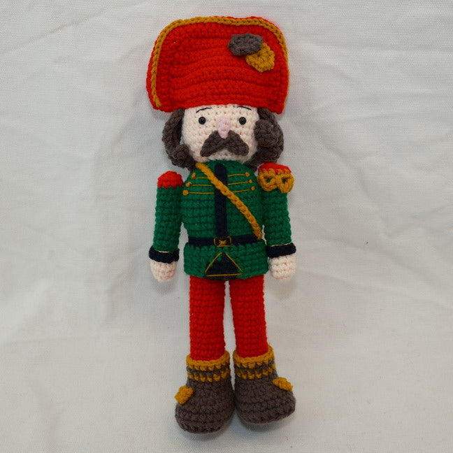 Christmas Crochet Nutcracker Decor Ornament CF20295