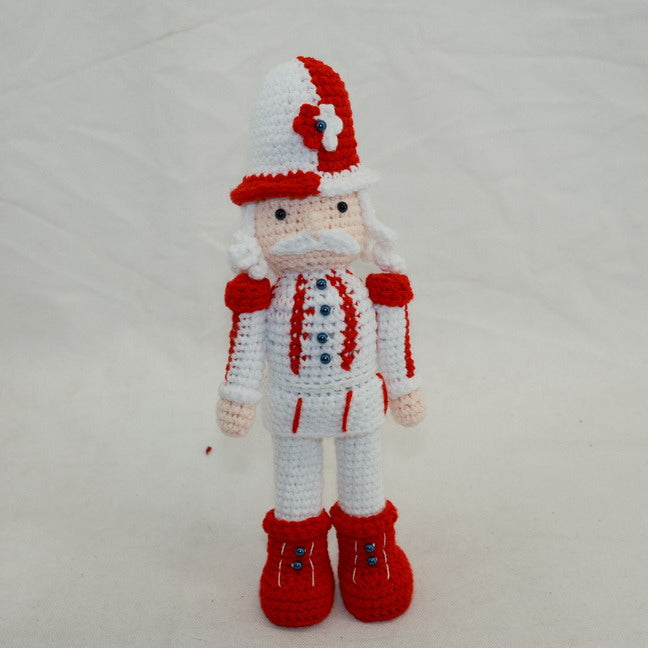 Christmas Crochet Nutcracker Decor Ornament CF20295