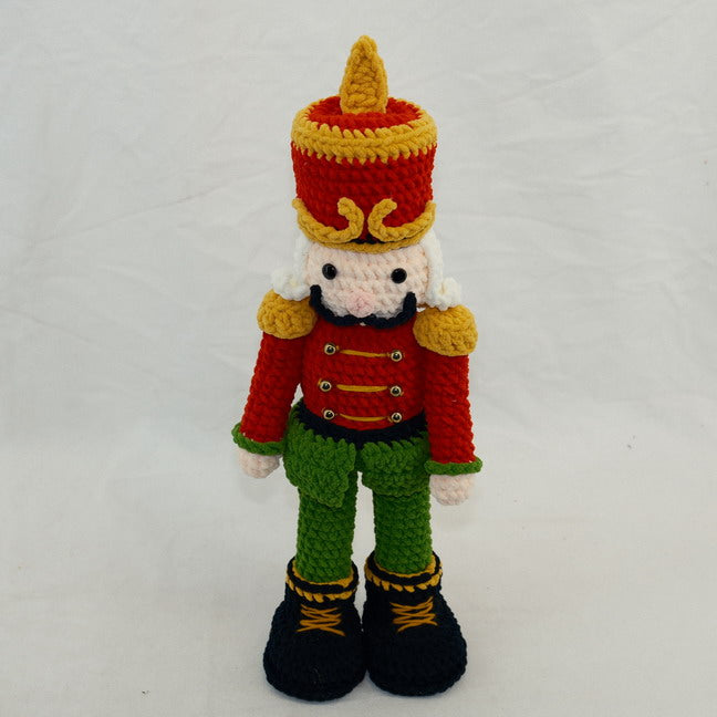 Christmas Crochet Nutcracker Decor Ornament CF20298