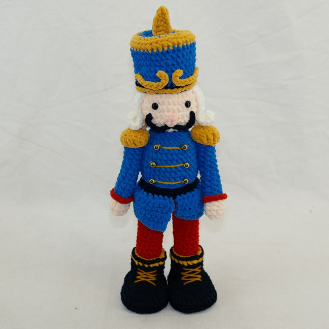 Christmas Crochet Nutcracker Decor Ornament CF20298