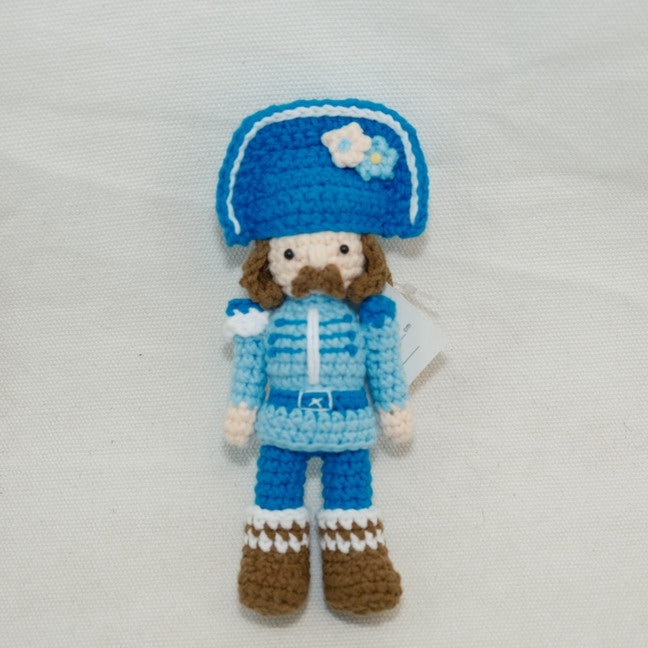 Christmas Crochet Nutcracker Decor Ornament CF20301