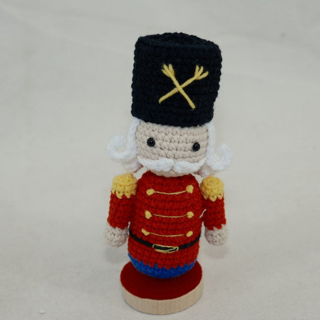 Christmas Crochet Nutcracker Decor Ornament CF20301