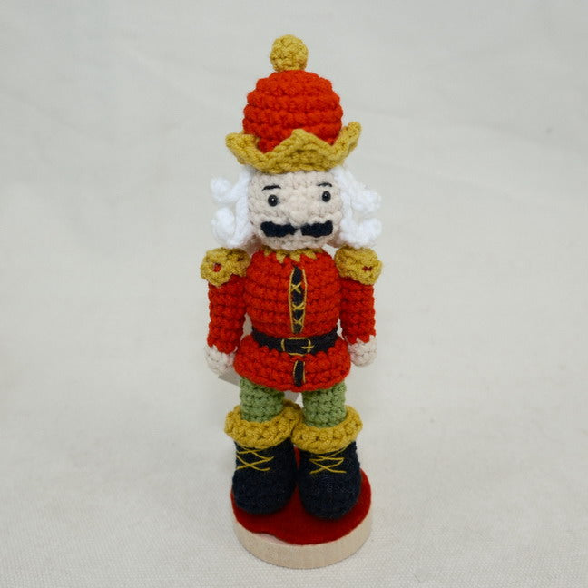 Christmas Crochet Nutcracker Decor Ornament CF20301