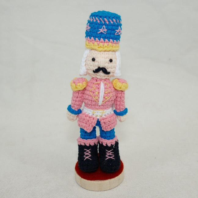 Christmas Crochet Nutcracker Decor Ornament CF20301