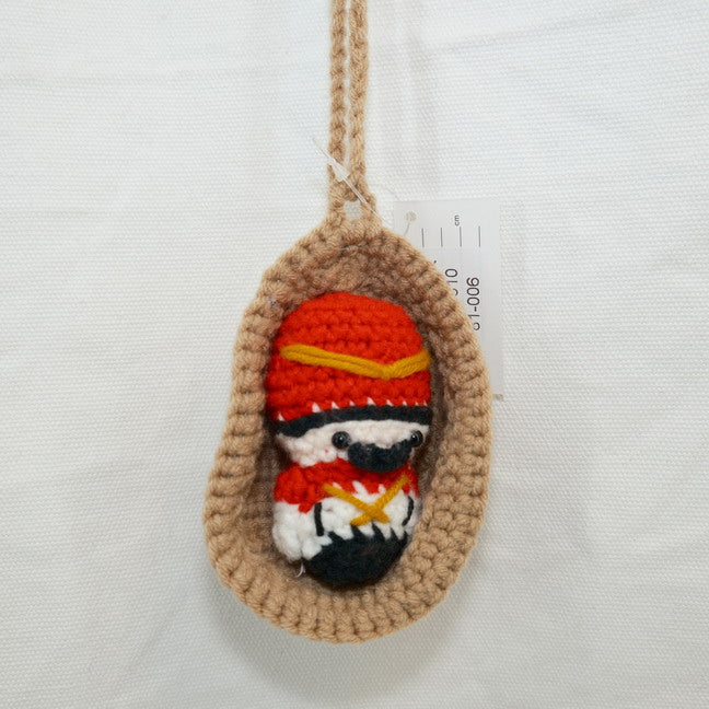 Christmas Crochet Nutcracker Decor Ornament CF20306