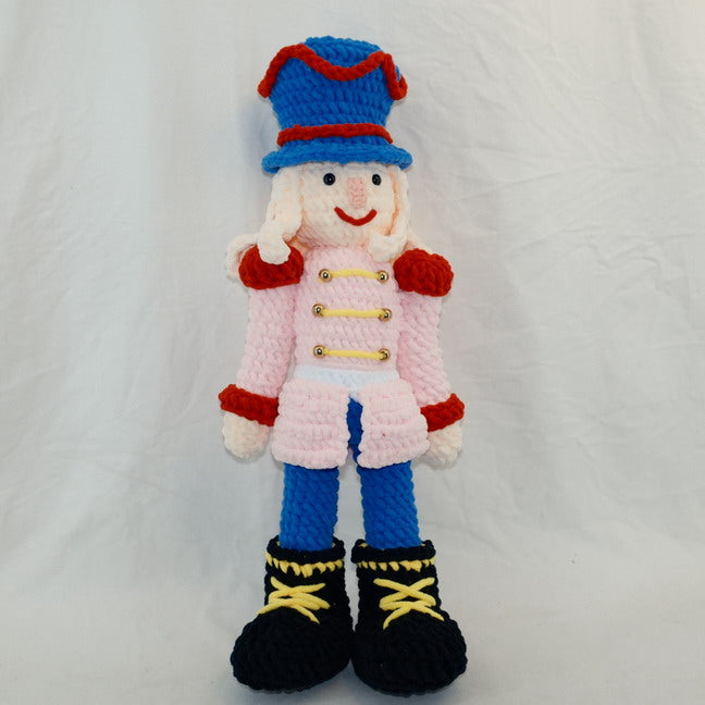 Christmas Crochet Nutcracker Decor Ornament CF20315