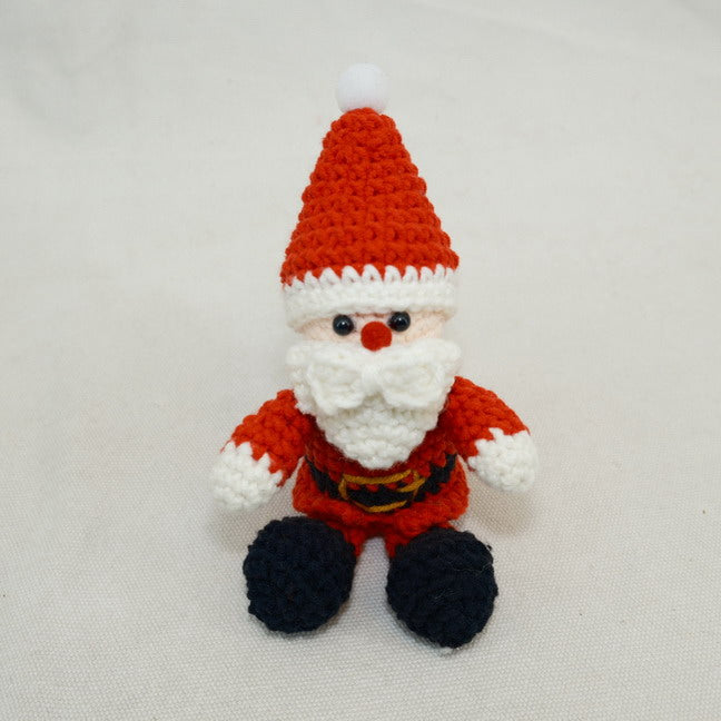 Christmas Crochet Santa Claus Elk Ornament CF20318