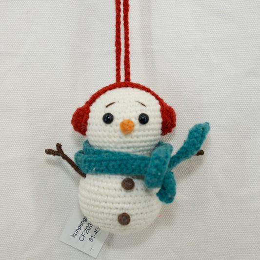 Christmas Mini Crochet Snowman CF20355