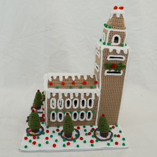 Crochet Gingerbread Artificial Garden Home Decoration CF20379
