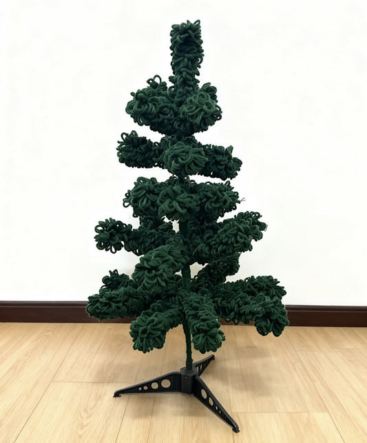 Handmade Yarn Christmas Tree Green CF20393