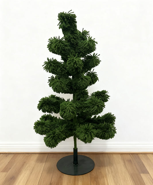 Handmade Yarn Christmas Tree Dark Green CF20395