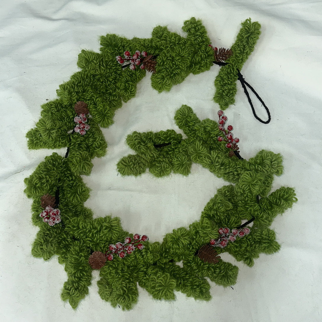 Christmas Garland Holly Leaves Home Decoration Gift CF20407