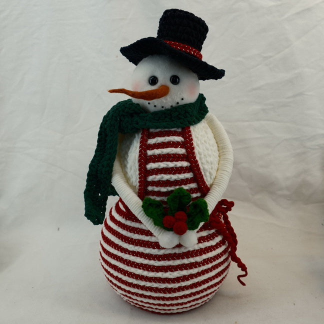 Christmas Crochet Snowman Ornament CF20423