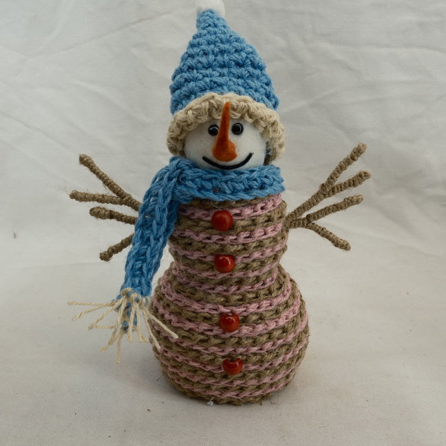 Christmas Crochet Snowman Ornament CF20426