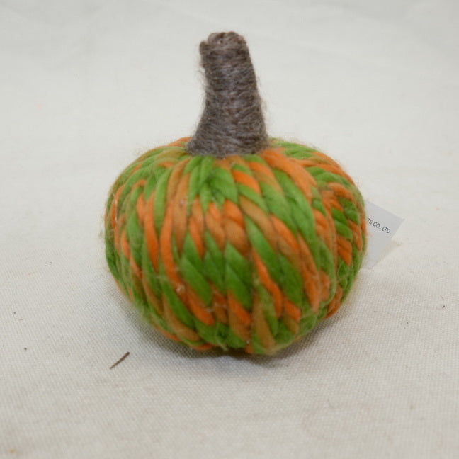 Artificial Icelandic Wool Harvest Fall Jute Pumpkin CF20460