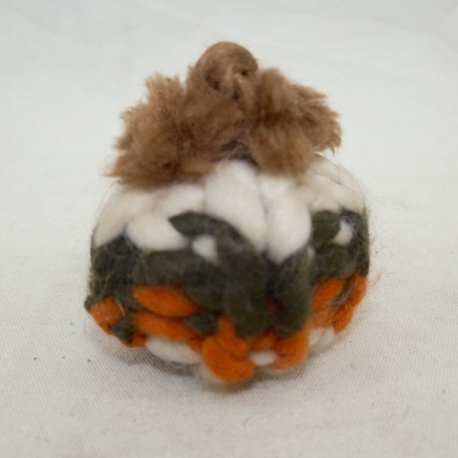 Artificial Icelandic Wool Harvest Fall Jute Pumpkin CF20460