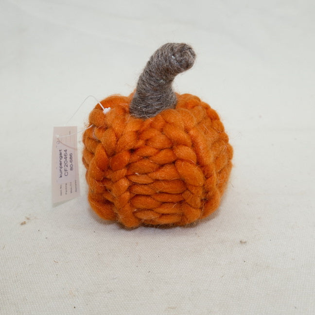 Artificial Icelandic Wool Harvest Fall Jute Pumpkin CF20460