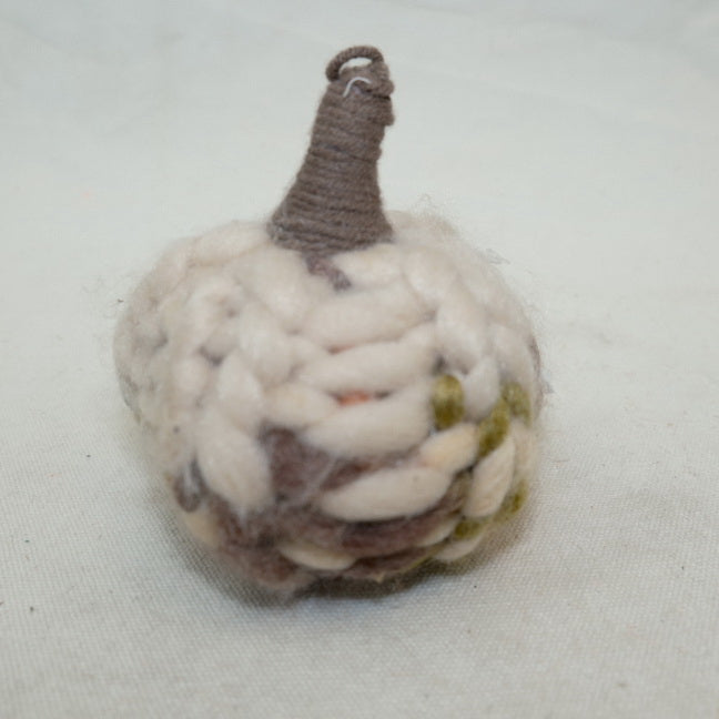 Artificial Icelandic Wool Harvest Fall Jute Pumpkin CF20460