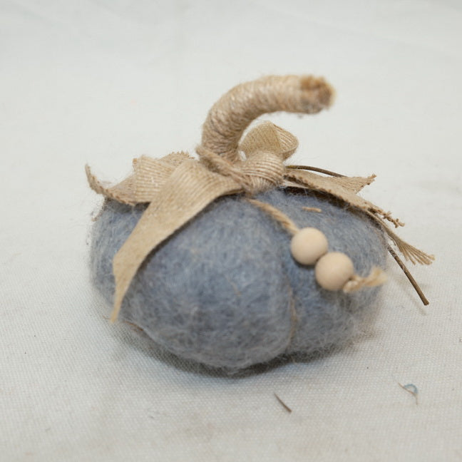 Harvest Fall Felt Pumpkin Ornament CF20486