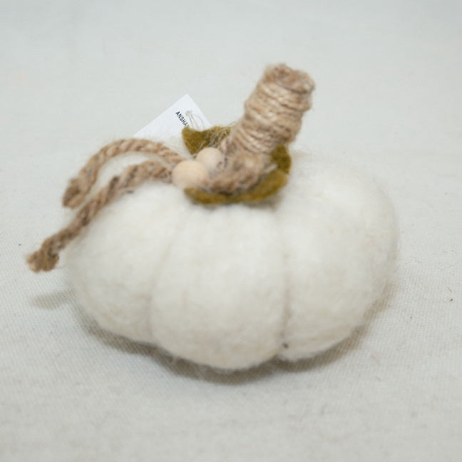 Harvest Fall Felt Pumpkin Ornament CF20486