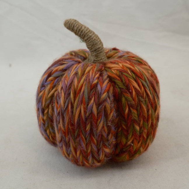 Harvest Fall Yarn Pumpkin Ornament CF20497