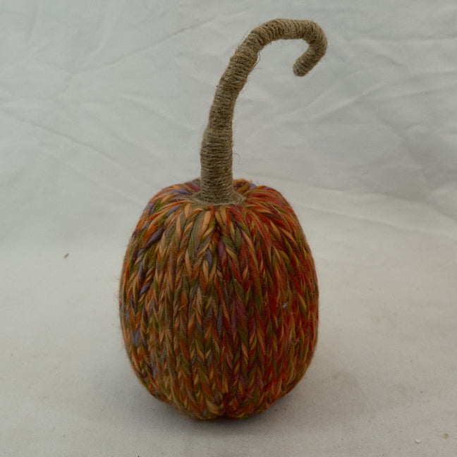 Harvest Fall Yarn Pumpkin Ornament CF20497