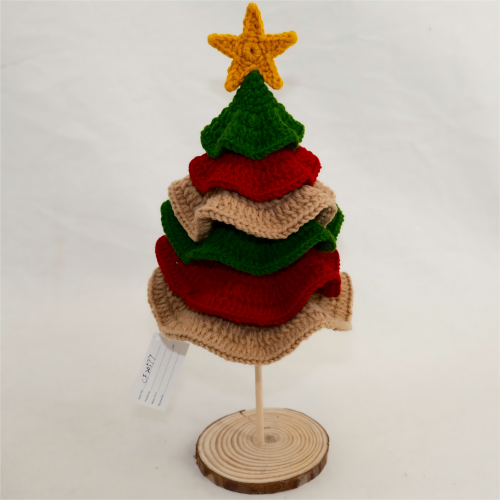 Layer Crochet Christmas Tree Ornaments CF20577