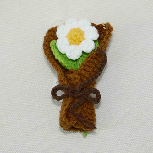 Crochet Daisy Keychain CF30192